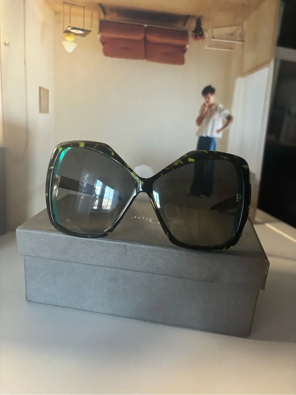 AUTHENTIC 100 Fendi sunglasses Rodo 3ccwar made in Italy brown/turquoise FF0092S